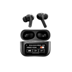 A9 LED Wireless Earbuds – Premium Black Edition | Touch Control | Deep Bass